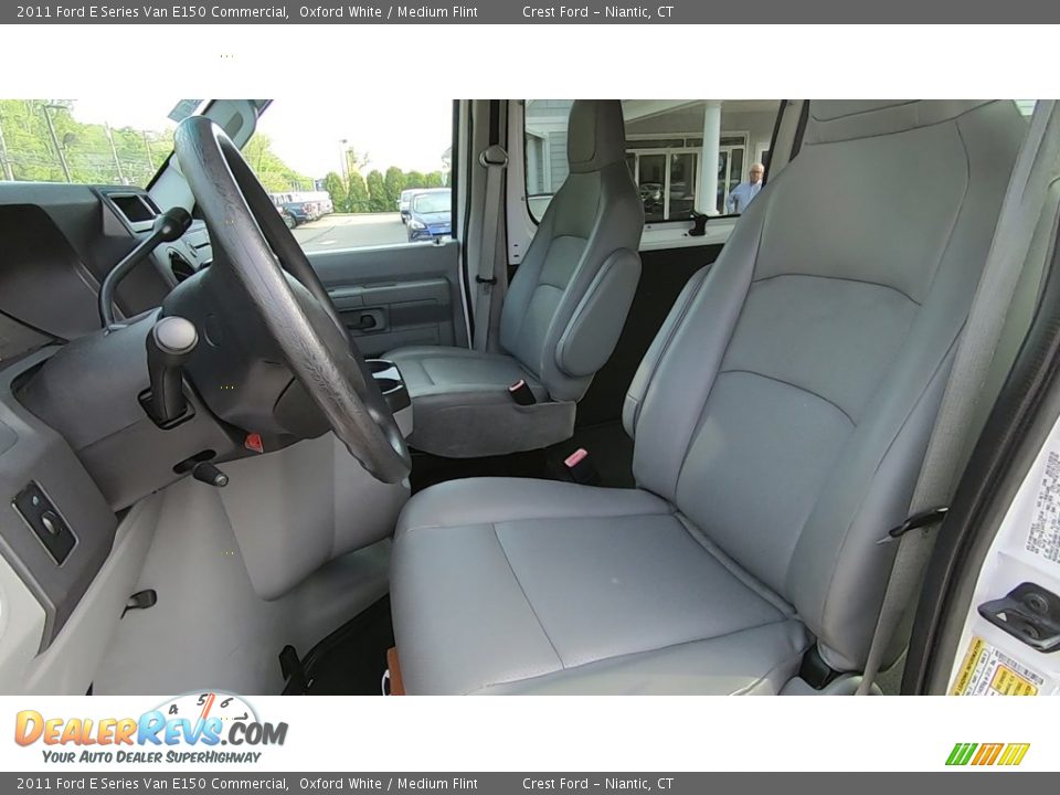 2011 Ford E Series Van E150 Commercial Oxford White / Medium Flint Photo #11