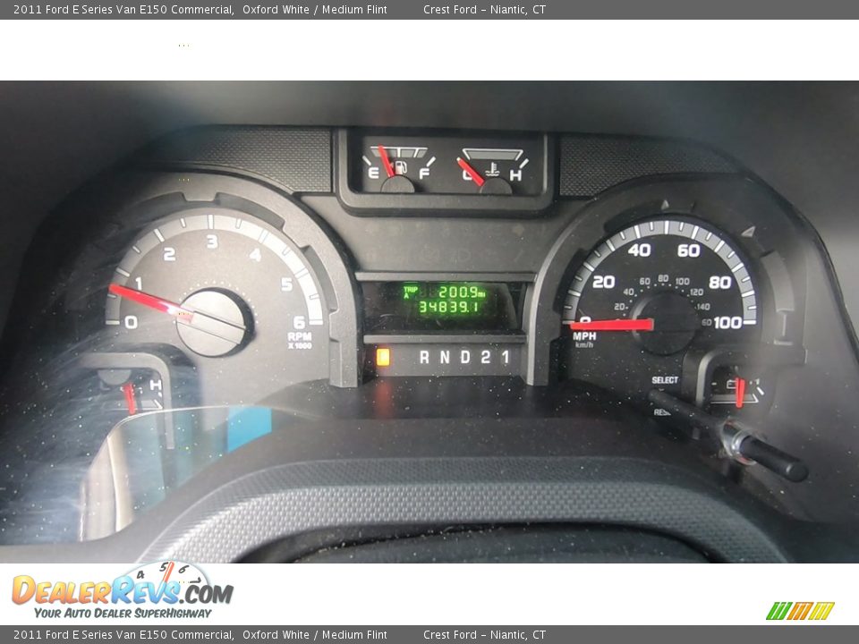 2011 Ford E Series Van E150 Commercial Oxford White / Medium Flint Photo #13