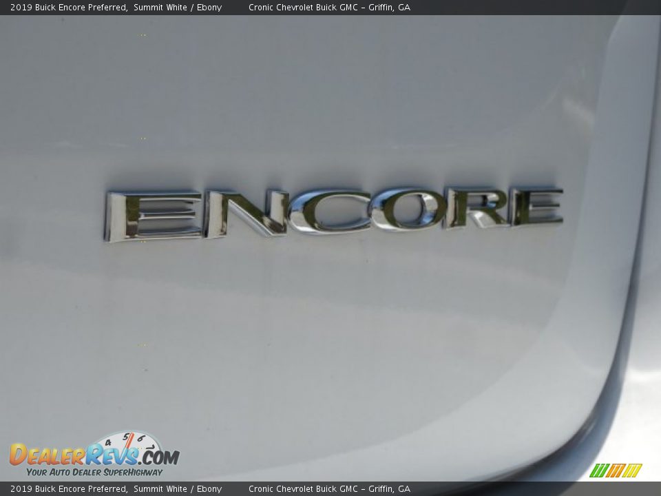 2019 Buick Encore Preferred Summit White / Ebony Photo #8