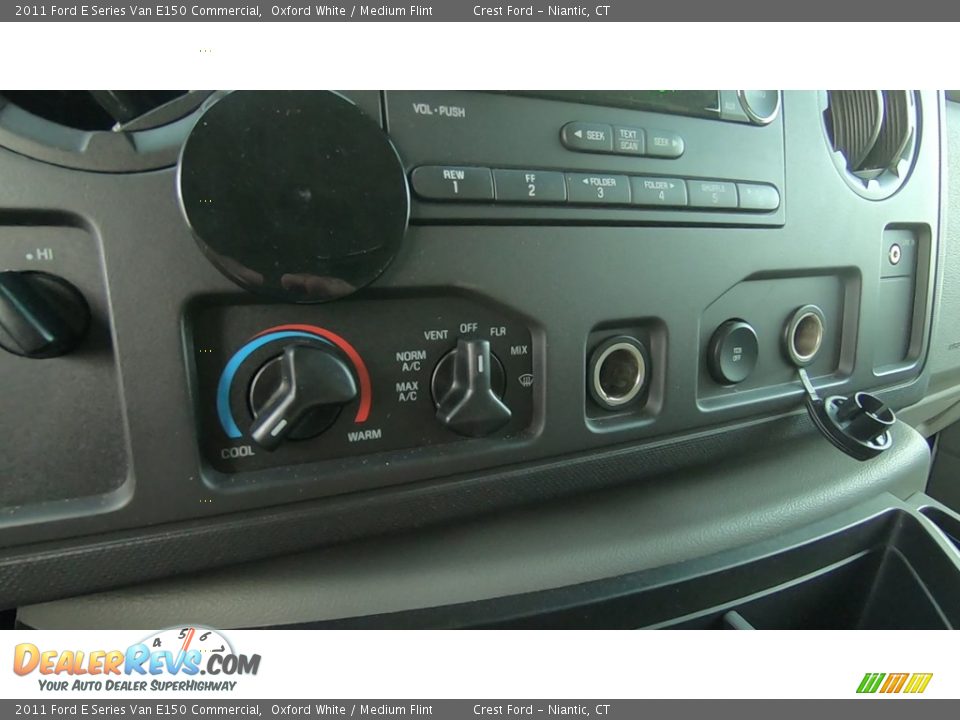 2011 Ford E Series Van E150 Commercial Oxford White / Medium Flint Photo #15