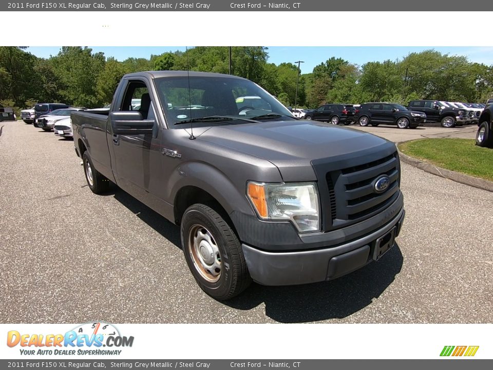 2011 Ford F150 XL Regular Cab Sterling Grey Metallic / Steel Gray Photo #1