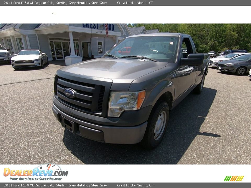 2011 Ford F150 XL Regular Cab Sterling Grey Metallic / Steel Gray Photo #3