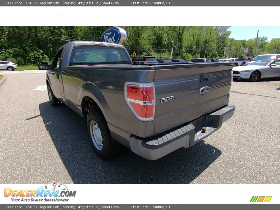 2011 Ford F150 XL Regular Cab Sterling Grey Metallic / Steel Gray Photo #5