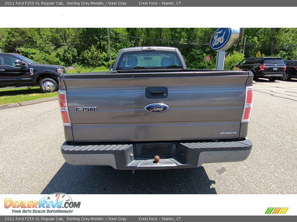 2011 Ford F150 XL Regular Cab Sterling Grey Metallic / Steel Gray Photo #6