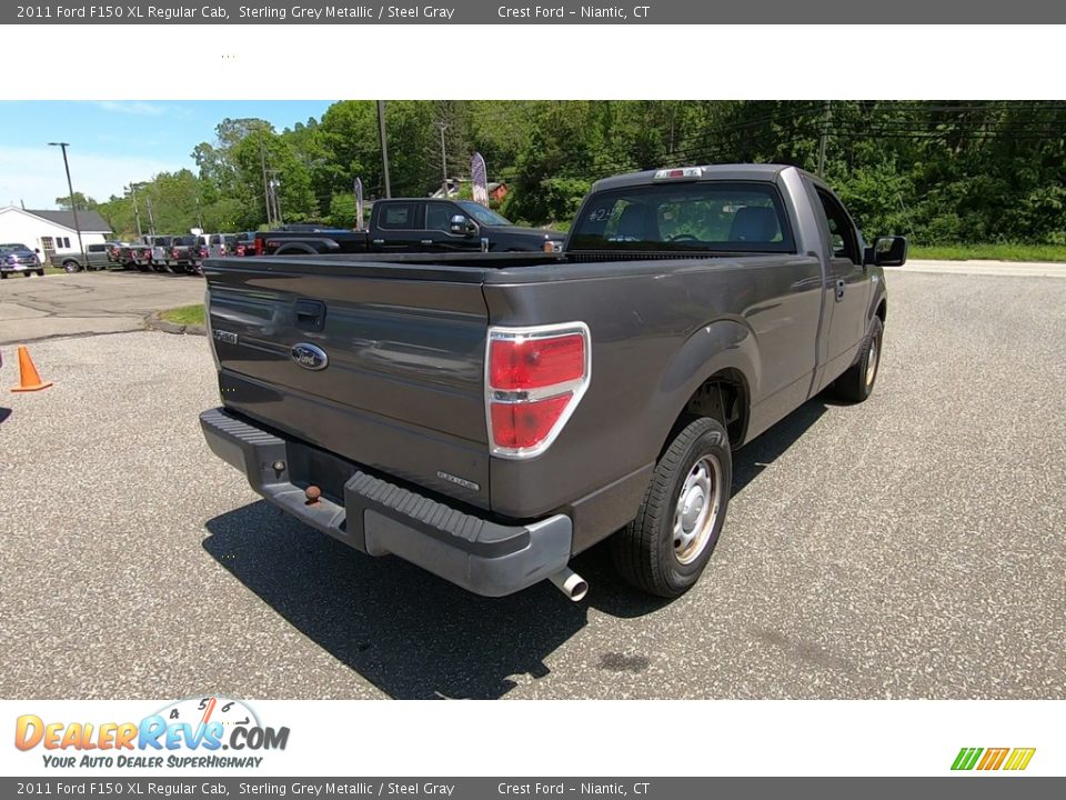 2011 Ford F150 XL Regular Cab Sterling Grey Metallic / Steel Gray Photo #7