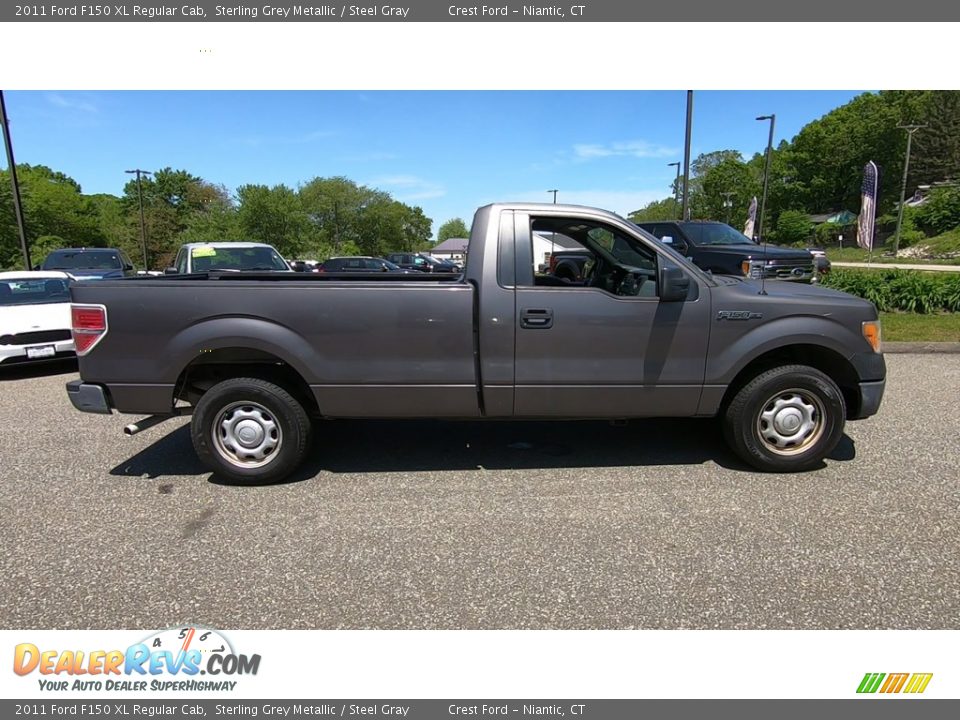 2011 Ford F150 XL Regular Cab Sterling Grey Metallic / Steel Gray Photo #8