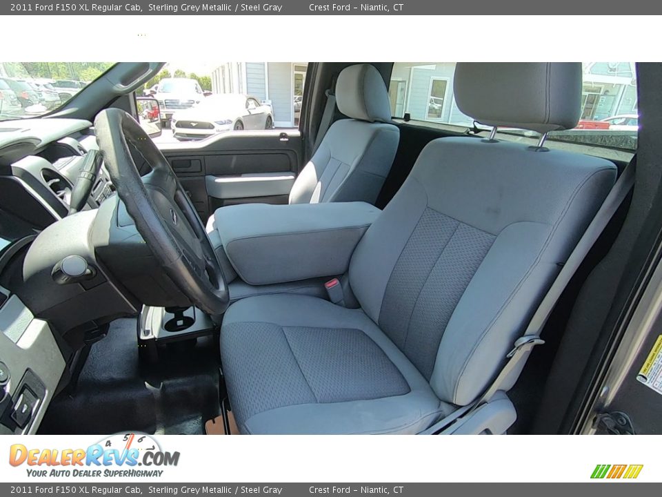 2011 Ford F150 XL Regular Cab Sterling Grey Metallic / Steel Gray Photo #11