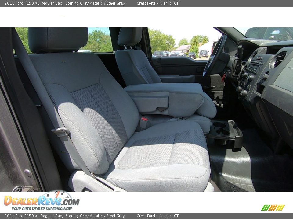 2011 Ford F150 XL Regular Cab Sterling Grey Metallic / Steel Gray Photo #19