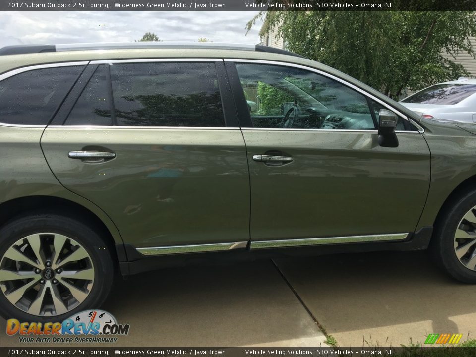 2017 Subaru Outback 2.5i Touring Wilderness Green Metallic / Java Brown Photo #6