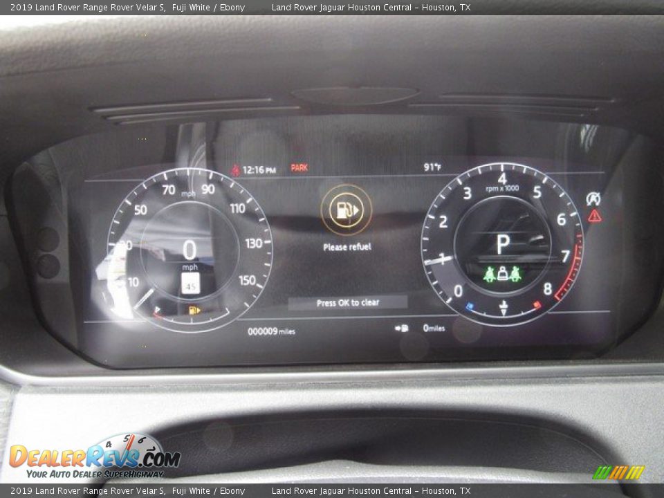 2019 Land Rover Range Rover Velar S Fuji White / Ebony Photo #30