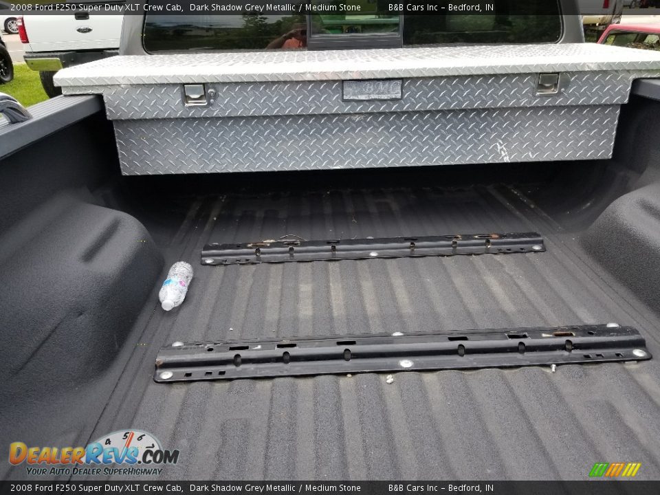 2008 Ford F250 Super Duty XLT Crew Cab Dark Shadow Grey Metallic / Medium Stone Photo #5