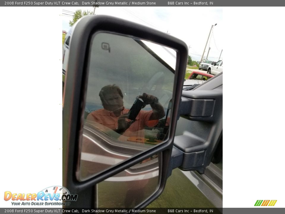2008 Ford F250 Super Duty XLT Crew Cab Dark Shadow Grey Metallic / Medium Stone Photo #12