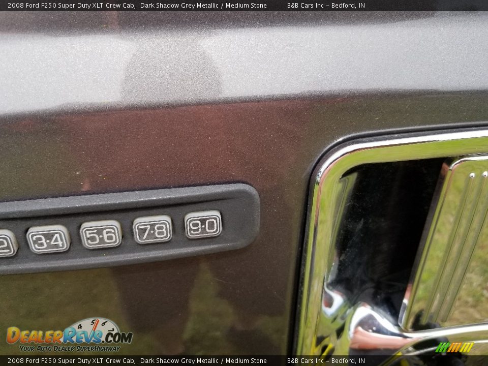 2008 Ford F250 Super Duty XLT Crew Cab Dark Shadow Grey Metallic / Medium Stone Photo #13