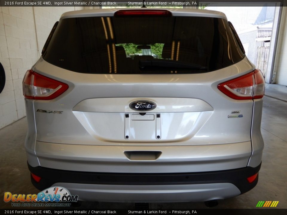 2016 Ford Escape SE 4WD Ingot Silver Metallic / Charcoal Black Photo #6