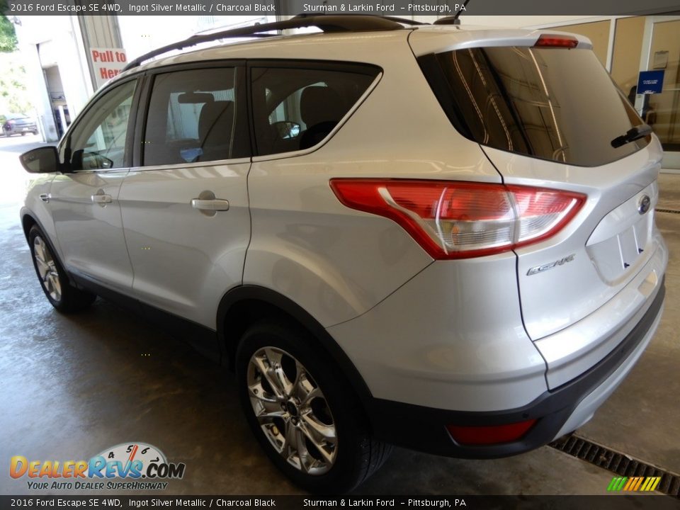 2016 Ford Escape SE 4WD Ingot Silver Metallic / Charcoal Black Photo #9