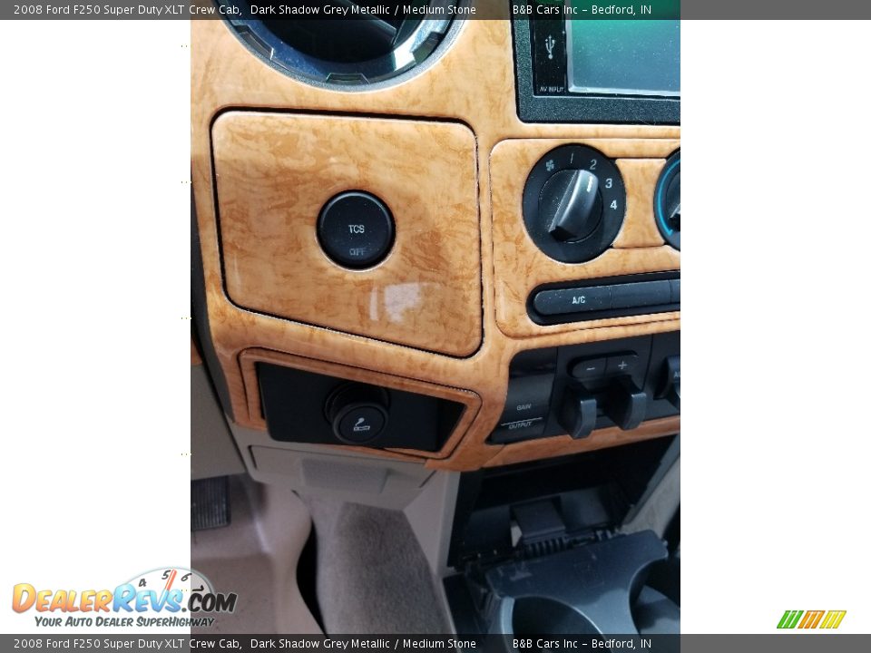 2008 Ford F250 Super Duty XLT Crew Cab Dark Shadow Grey Metallic / Medium Stone Photo #18