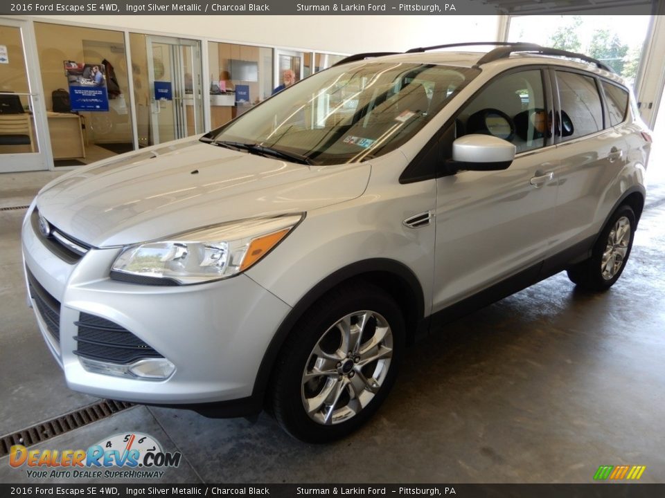 2016 Ford Escape SE 4WD Ingot Silver Metallic / Charcoal Black Photo #10