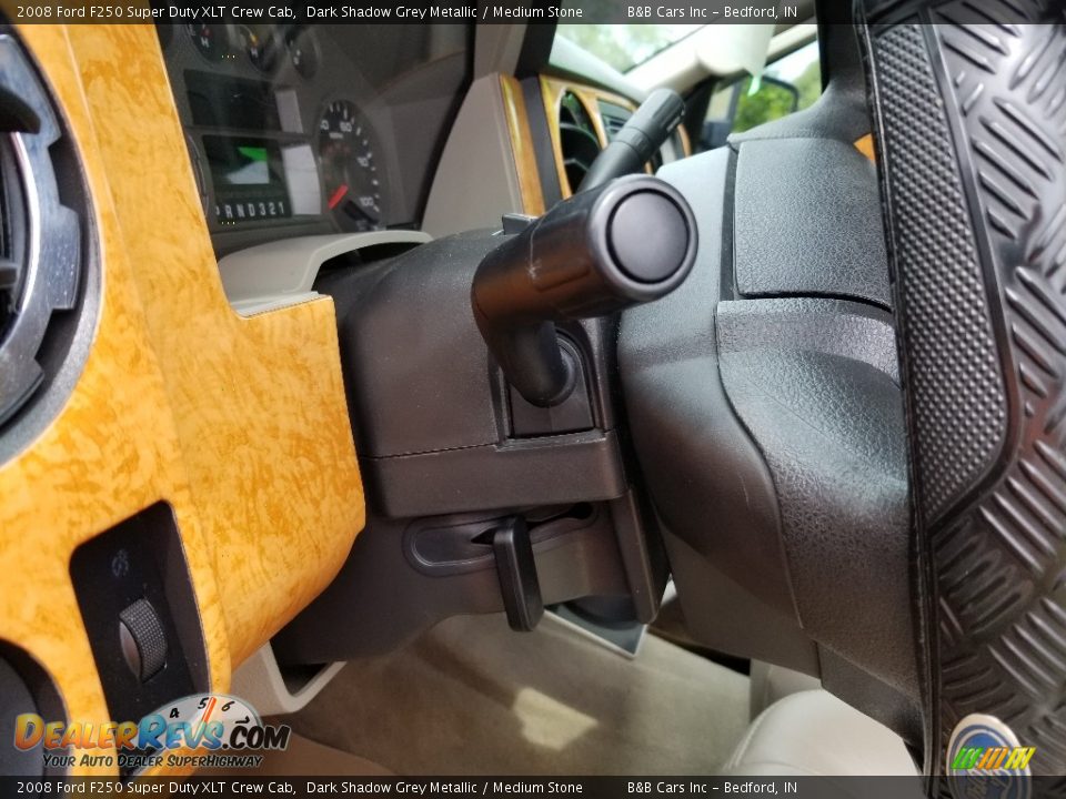 2008 Ford F250 Super Duty XLT Crew Cab Dark Shadow Grey Metallic / Medium Stone Photo #19