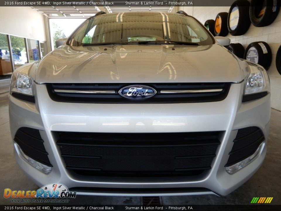 2016 Ford Escape SE 4WD Ingot Silver Metallic / Charcoal Black Photo #11