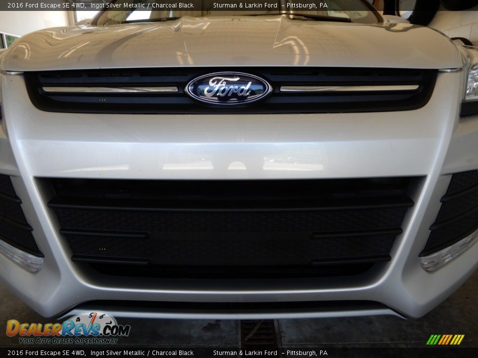 2016 Ford Escape SE 4WD Ingot Silver Metallic / Charcoal Black Photo #12
