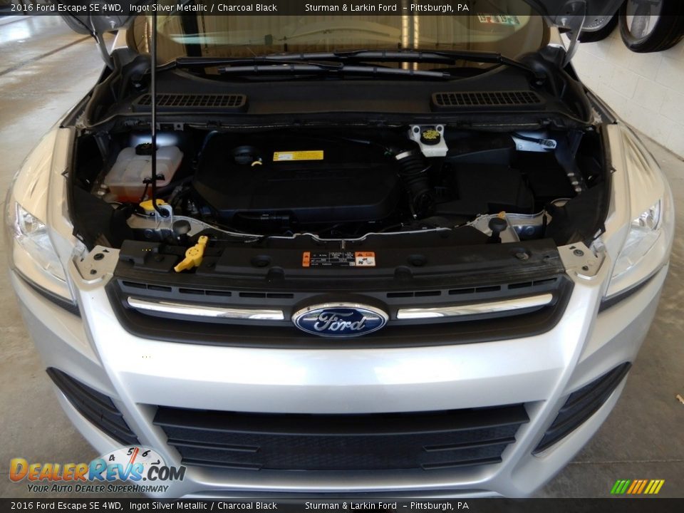 2016 Ford Escape SE 4WD Ingot Silver Metallic / Charcoal Black Photo #14