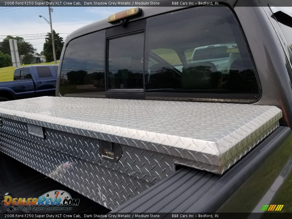 2008 Ford F250 Super Duty XLT Crew Cab Dark Shadow Grey Metallic / Medium Stone Photo #23