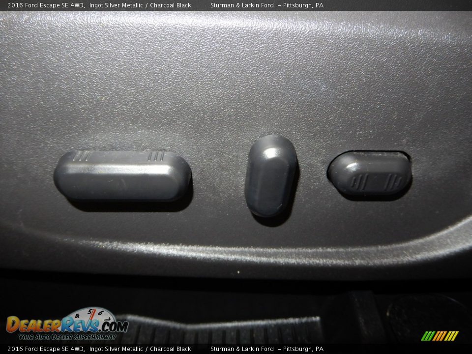 2016 Ford Escape SE 4WD Ingot Silver Metallic / Charcoal Black Photo #20