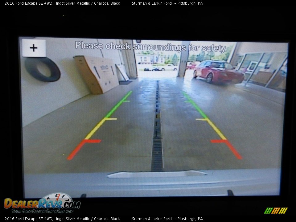 2016 Ford Escape SE 4WD Ingot Silver Metallic / Charcoal Black Photo #23