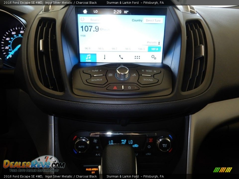 2016 Ford Escape SE 4WD Ingot Silver Metallic / Charcoal Black Photo #24
