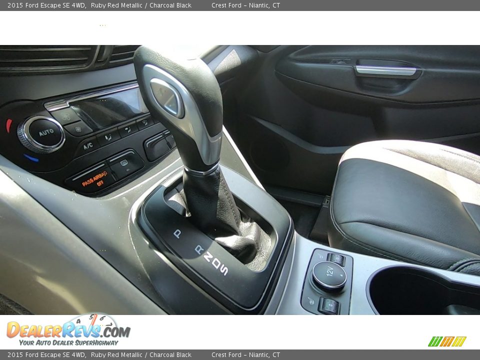 2015 Ford Escape SE 4WD Ruby Red Metallic / Charcoal Black Photo #17