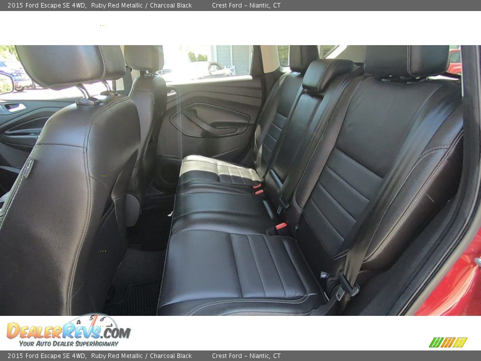 2015 Ford Escape SE 4WD Ruby Red Metallic / Charcoal Black Photo #18