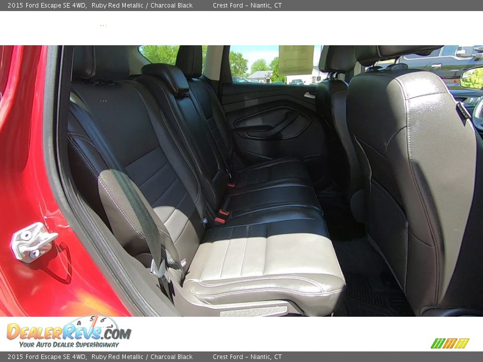 2015 Ford Escape SE 4WD Ruby Red Metallic / Charcoal Black Photo #23