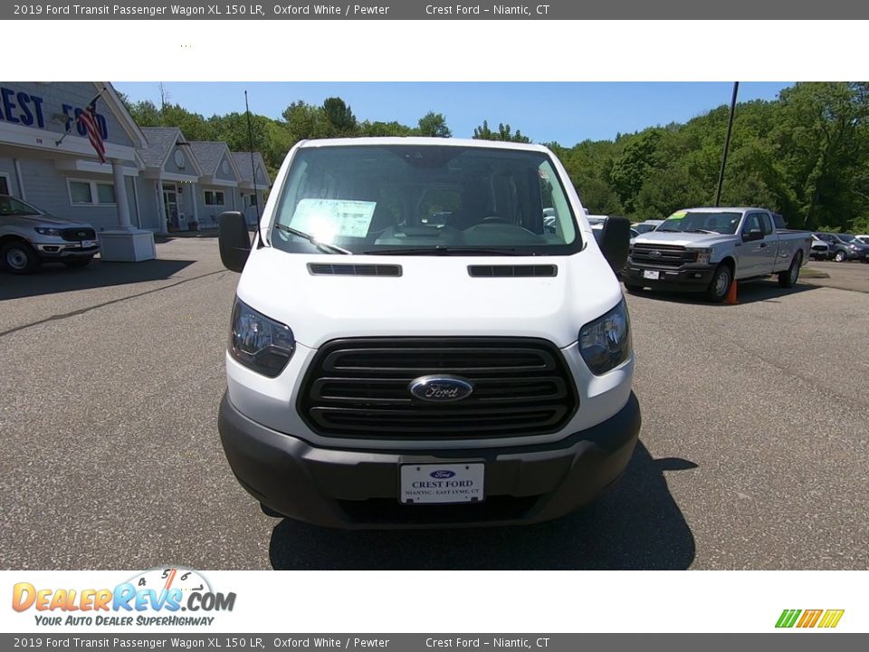2019 Ford Transit Passenger Wagon XL 150 LR Oxford White / Pewter Photo #2