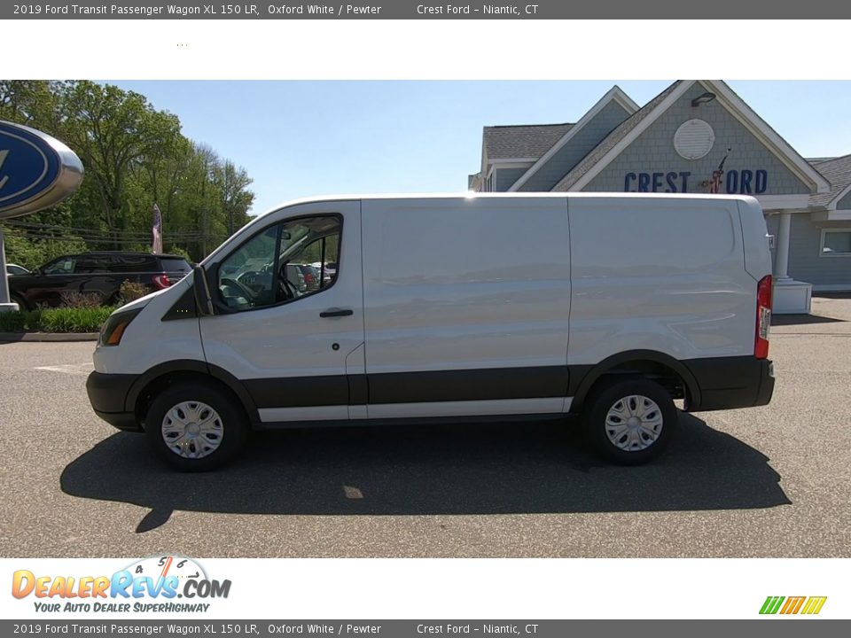 2019 Ford Transit Passenger Wagon XL 150 LR Oxford White / Pewter Photo #4