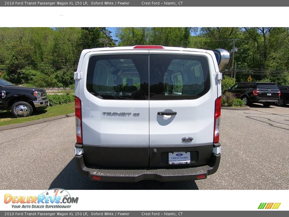 2019 Ford Transit Passenger Wagon XL 150 LR Oxford White / Pewter Photo #6