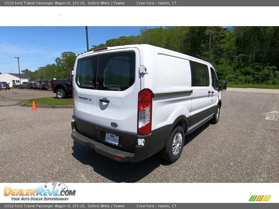 2019 Ford Transit Passenger Wagon XL 150 LR Oxford White / Pewter Photo #7