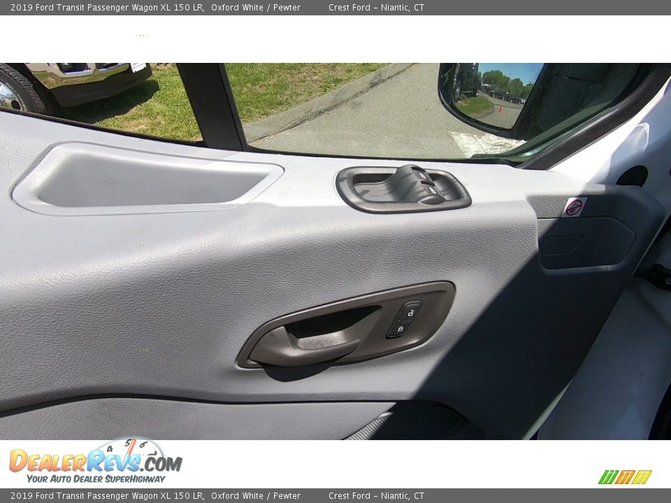 2019 Ford Transit Passenger Wagon XL 150 LR Oxford White / Pewter Photo #12