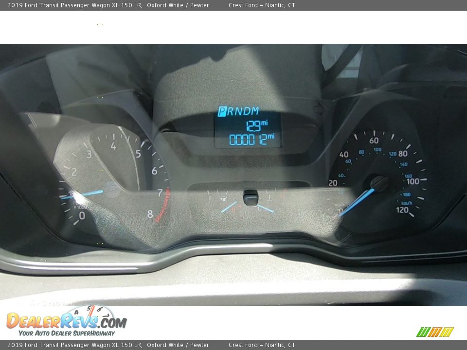 2019 Ford Transit Passenger Wagon XL 150 LR Oxford White / Pewter Photo #13