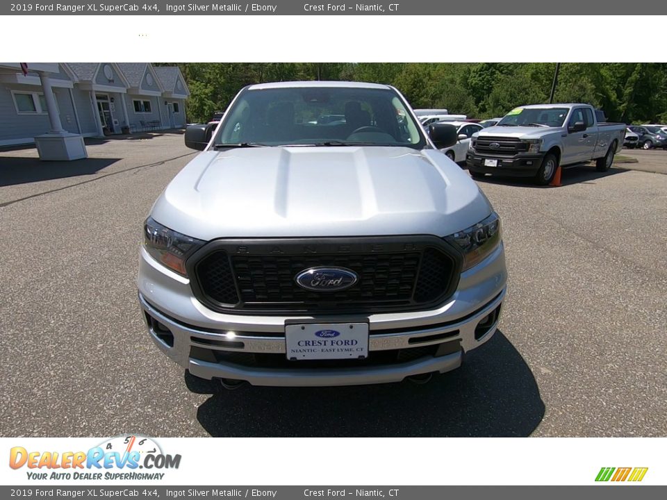 2019 Ford Ranger XL SuperCab 4x4 Ingot Silver Metallic / Ebony Photo #2