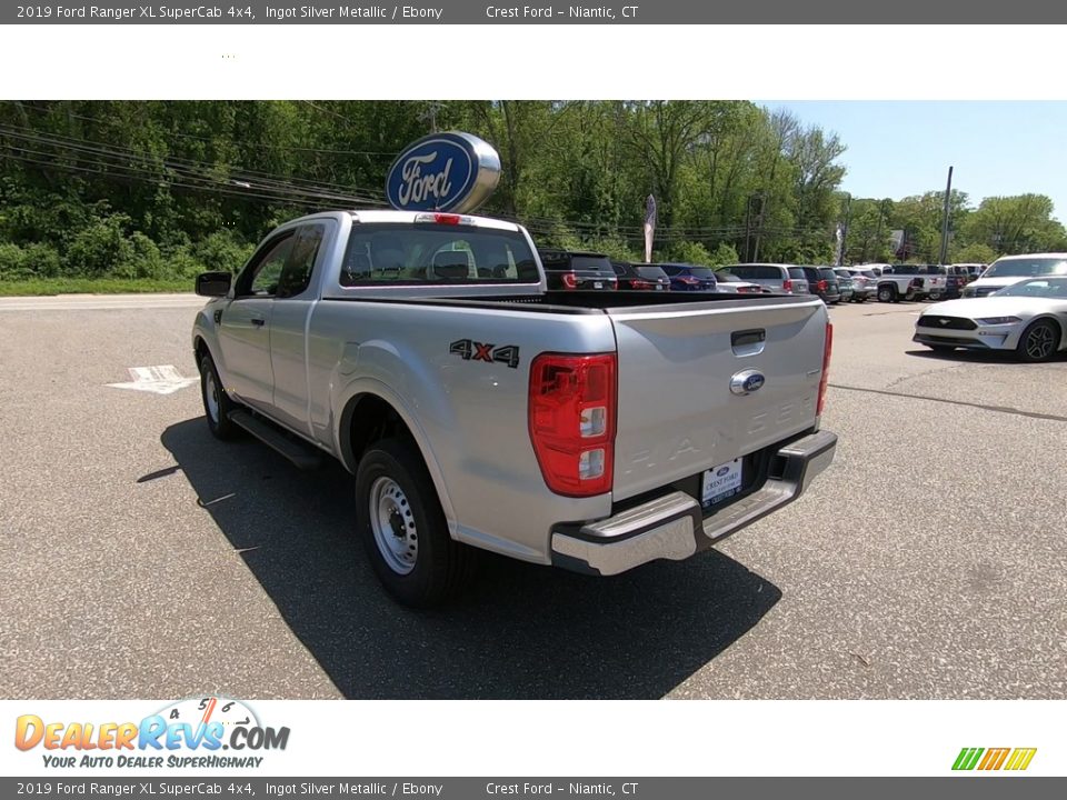 2019 Ford Ranger XL SuperCab 4x4 Ingot Silver Metallic / Ebony Photo #5