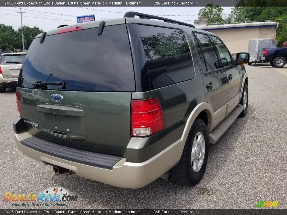 2005 Ford Expedition Eddie Bauer Estate Green Metallic / Medium Parchment Photo #6