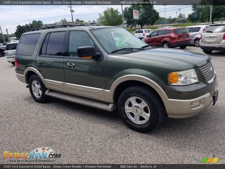 2005 Ford Expedition Eddie Bauer Estate Green Metallic / Medium Parchment Photo #8