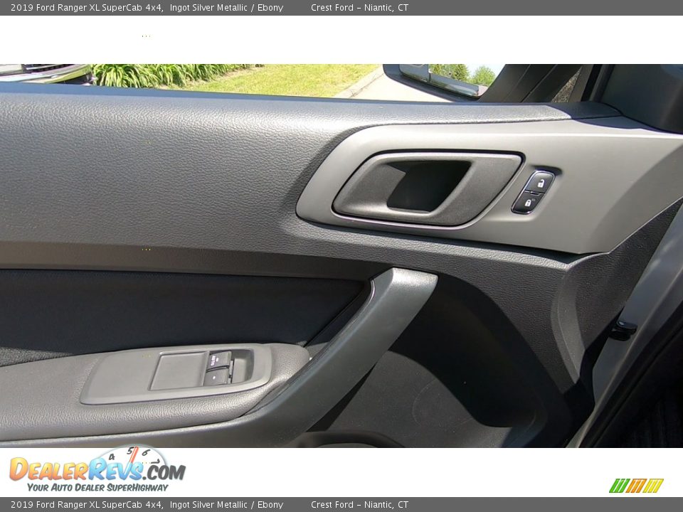 2019 Ford Ranger XL SuperCab 4x4 Ingot Silver Metallic / Ebony Photo #12