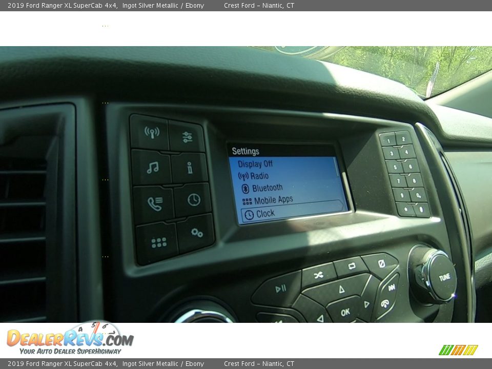 2019 Ford Ranger XL SuperCab 4x4 Ingot Silver Metallic / Ebony Photo #14