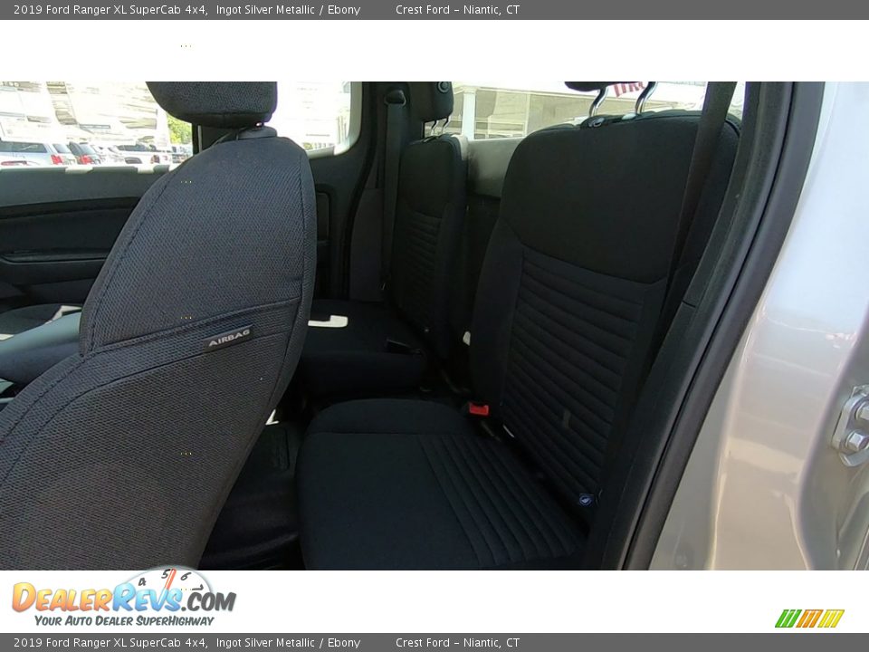2019 Ford Ranger XL SuperCab 4x4 Ingot Silver Metallic / Ebony Photo #17
