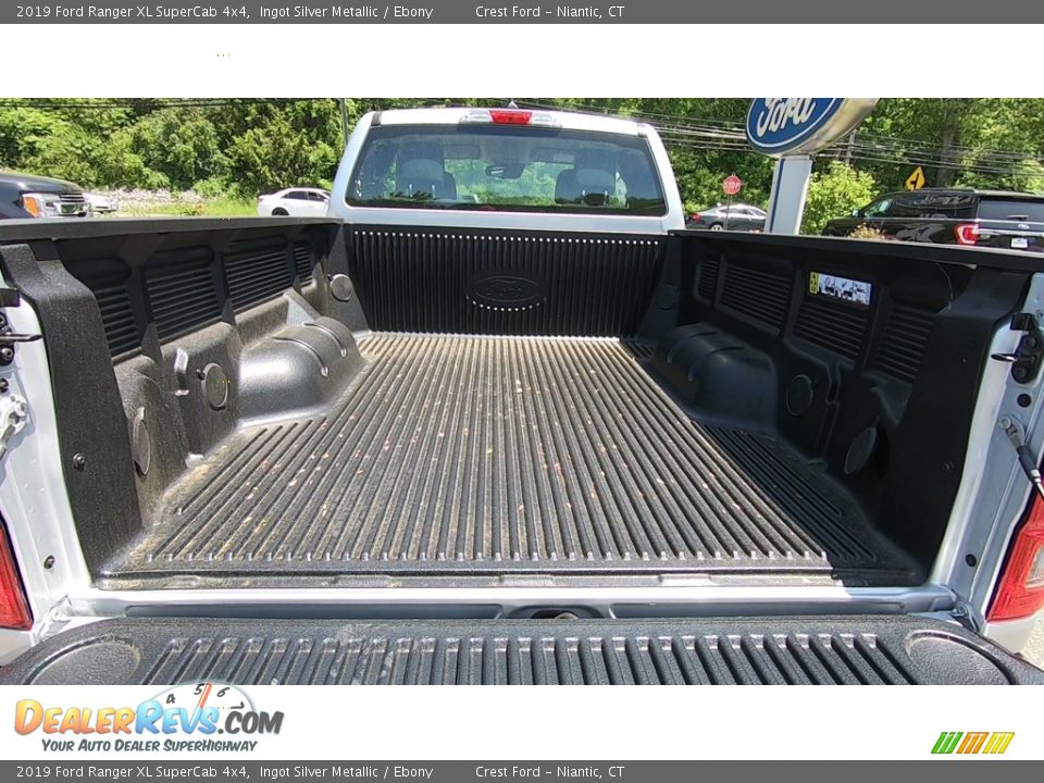 2019 Ford Ranger XL SuperCab 4x4 Ingot Silver Metallic / Ebony Photo #19