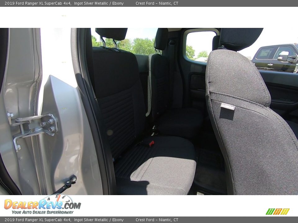 2019 Ford Ranger XL SuperCab 4x4 Ingot Silver Metallic / Ebony Photo #21