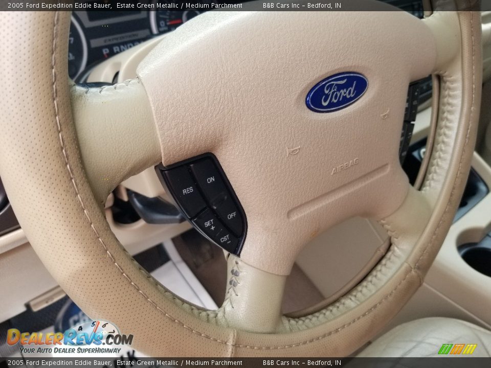 2005 Ford Expedition Eddie Bauer Estate Green Metallic / Medium Parchment Photo #17