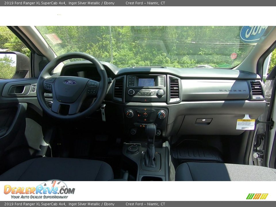 2019 Ford Ranger XL SuperCab 4x4 Ingot Silver Metallic / Ebony Photo #22