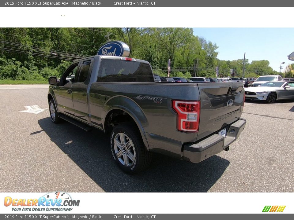 2019 Ford F150 XLT SuperCab 4x4 Magnetic / Black Photo #5